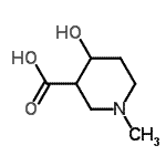 CAS#: 716362-70-8, 4-Hydroxy-1-methyl-3-piperidinecarboxylic acid