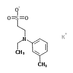 CAS 登录号：71673-17-1， 钾2-[乙基(3-甲基苯基)氨基]乙烷磺酸酯
