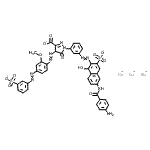 CAS 登录号：71701-23-0， 三钠1-[3-({6-[(4-氨基苯甲酰)氨基]-1-羟基-3-磺酸-2-萘基}偶氮)苯基]-4-({2-甲氧基-4-[(3-磺酸苯基)偶氮]苯基}偶氮)-5-氧代-4,5-二氢-1H-吡唑-3-羧酸酯