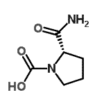 CAS 登录号：717094-71-8， (2S)-2-氨基甲酰-1-吡咯烷羧酸