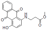 CAS 登录号：71720-87-1， N-[(9,10-二氢-4-羟基-9,10-二氧代蒽)-1-基]-beta-丙氨酸甲酯