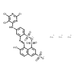 CAS 登录号：71720-90-6， 三钠7-羟基-8-({2-磺酸-5-[(2,5,6-三氯-4-嘧啶基)氨基]苯基}偶氮)-1,3-萘二磺酸酯