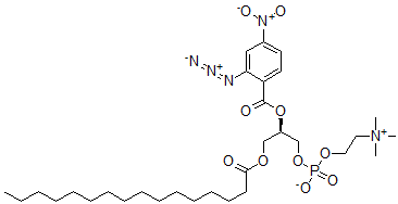 CAS#: 71761-11-0, 1-Palmitoyl-2-(2-Azido-4-Nitro)Benzoyl-Glycero-3-Phosphocholine