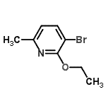 CAS#: 717843-50-0, 3-Bromo-2-ethoxy-6-methylpyridine