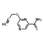 CAS#: 717848-05-0, 6-(2-Propyn-1-yloxy)-2-pyrazinecarbothioamide