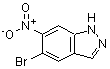 CAS#: 71785-49-4, 5-Bromo-6-nitro-1H-indazole