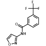 CAS#: 717860-36-1, N-(1,2-Oxazol-3-yl)-3-(trifluoromethyl)benzamide