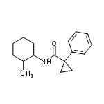 CAS#: 717889-94-6, N-(2-Methylcyclohexyl)-1-phenylcyclopropanecarboxamide