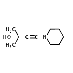 CAS 登录号：717917-10-7， 2-甲基-4-(1-哌啶基)-3-丁炔-2-醇