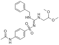 CAS#: 71795-28-3, N-(4-(((((2,2-Dimethoxyethyl)Amino)(Phenylmethylamino)Methylene)Amino)Sulfonyl)Phenyl)-Acetamide
