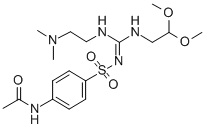 CAS#: 71795-29-4, N-(4-(((((2,2-Dimethoxyethyl)Amino)((2-(Dimethylamino)Ethyl)Amino)Methylene)Amino)Sulfonyl)Phenyl)-Acetamide