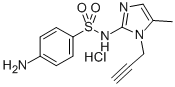 CAS#: 71795-47-6, 4-Amino-N-(5-Methyl-1-(2-Propynyl)-1H-Imidazol-2-Yl)-Benzenesulfonamide Hydrochloride