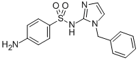 CAS 登录号：71795-52-3， 4-氨基-N-(1-(苯基甲基)-1H-咪唑-2-基)-苯磺酰胺