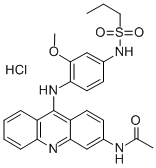 CAS#: 71802-78-3, N-(9-(4-(Propylsulfonamido)-2-Methoxy(Phenylamino))-3-Acridinyl)-Acetamide Hydrochloride