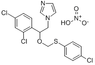 CAS#: 71821-17-5, 1-(2-(((4-Chlorophenyl)Thio)Methoxy)-2-(2,4-Dichlorophenyl)Ethyl)-1H-Imidazole Nitrate