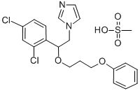 CAS 登录号：71821-26-6， 1-(2-(2,4-二氯苯基)-2-(3-苯氧基丙氧基)乙基)-1H-咪唑单甲烷磺酸盐