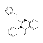 CAS#: 71822-45-2, 2-[(E)-2-(2-Furyl)vinyl]-3-phenyl-4(3H)-quinazolinone