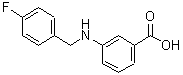 CAS 登录号：718602-89-2， 3-[(4-氟苄基)氨基]苯甲酸