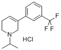 CAS 登录号：71863-73-5， 1,2,3,6-四氢-1-(1-甲基乙基)-5-(3-(三氟甲基)苯基)吡啶盐酸盐