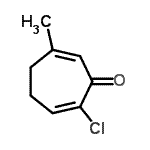 CAS#: 71964-30-2, 2-Chloro-6-methyl-2,6-cycloheptadien-1-one