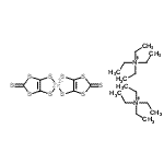 CAS#: 72022-68-5, Bis(N,N,N-triethylethanaminium) bis[4,5-di(sulfanyl-kappaS)-1,3-dithiole-2-thionato(2-)]zincate(2-)