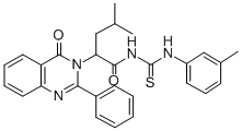 CAS#: 72045-78-4, 4-Methyl-N-[(3-Methylphenyl)Carbamothioyl]-2-(4-Oxo-2-Phenylquinazolin-3-Yl)Pentanamide