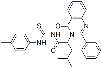 CAS#: 72045-79-5, 4-Methyl-N-[(4-Methylphenyl)Carbamothioyl]-2-(4-Oxo-2-Phenylquinazolin-3-Yl)Pentanamide