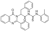 CAS#: 72045-81-9, N-[(2-Methylphenyl)Carbamothioyl]-2-(4-Oxo-2-Phenylquinazolin-3-Yl)-3-Phenylpropanamide