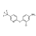 CAS#: 72045-93-3, 3-Chloro-4-{[5-(trifluoromethyl)-2-pyridinyl]oxy}aniline