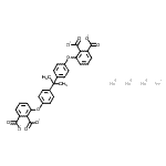CAS 登录号：72066-81-0， 四钠3,3'-[2,2-丙烷二基二(4,1-亚苯基氧基)]二邻苯二甲酸酯