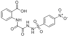 CAS#: 72117-58-9, 2-[[2-[2-(4-Nitrophenyl)Sulfonylhydrazinyl]-2-Oxoacetyl]Amino]Benzoic Acid