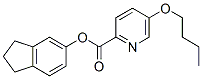 CAS 登录号：72133-55-2， 2,3-二氢-1H-茚-5-基5-丁氧基吡啶-2-羧酸酯