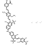 CAS#: 72152-64-8, Trisodium 5-[(4-{[6-({6-[(5-chloro-2-hydroxy-4-nitrophenyl)diazenyl]-5-hydroxy-7-sulfonato-2-naphthyl}amino)-1-hydroxy-3-sulfonato-2-naphthyl]diazenyl}-5-methoxy-2-methylphenyl)diazenyl]-2-hydroxybenzoate