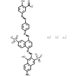 CAS 登录号：72152-90-0， 三钠5-{[4-({4-[(6-氨基-1-羟基-3-磺酸-2-萘基)偶氮]-7-磺酸-1-萘基}偶氮)苯基]偶氮}-2-羟基苯甲酸酯
