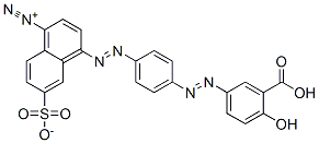 CAS#: 72152-91-1, 4-[4-[(2Z)-2-(3-Carboxy-4-Oxo-1-Cyclohexa-2,5-Dienylidene)Hydrazinyl]Phenyl]Diazenyl-6-Sulfonaphthalene-1-Diazonium