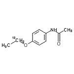 CAS#: 72156-72-0, N-{4-[(1-<sup>13</sup>C)Ethyloxy]phenyl}acetamide