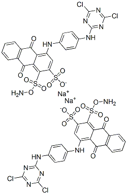 CAS#: 72213-82-2, Disodium 1-Amino-4-[[4-[(4,6-Dichloro-1,3,5-Triazin-2-Yl)Amino]Phenyl]Amino]-9,10-Dihydro-9,10-Dioxoanthracenedisulphonate