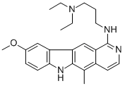 CAS#: 72238-00-7, 1-((3-(Diethylamino)Propyl)Amino)-9-Methoxy-5-Methyl-6H-Pyrido(4,3-b)Carbazole