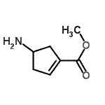 CAS 登录号：722448-83-1， 甲基4-氨基-1-环戊烯-1-羧酸酯