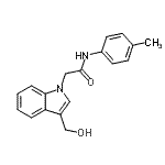 CAS#: 722468-69-1, 2-[3-(Hydroxymethyl)-1H-indol-1-yl]-N-(4-methylphenyl)acetamide