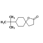 CAS#: 72258-83-4, 8-(2-Methyl-2-propanyl)-1-oxaspiro[4.5]decan-2-one
