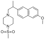 CAS#: 72278-78-5, 1-[2-(6-Methoxynaphthalen-2-Yl)Propyl]-4-Methylsulfonylpiperazine