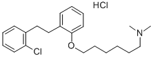 CAS#: 72279-32-4, 6-[2-[2-(2-Chlorophenyl)Ethyl]Phenoxy]-N,N-Dimethylhexan-1-Amine Hydrochloride