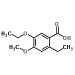 CAS#: 723261-93-6, 5-Ethoxy-2-ethyl-4-methoxybenzoic acid