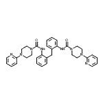 CAS#: 72375-27-0, N,N'-(Methylenedi-2,1-phenylene)bis[4-(2-pyridinyl)-1-piperazinecarboxamide]