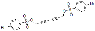 CAS 登录号：7239-48-7， 6-(4-溴苯基)磺酰基氧基己-2,4-二炔基4-溴苯磺酸酯