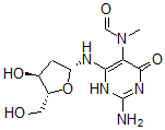 CAS#: 72398-32-4, N-[2-Amino-4-[[(2R,4S,5R)-4-Hydroxy-5-(Hydroxymethyl)Oxolan-2-Yl]Amino]-6-Oxo-3H-Pyrimidin-5-Yl]-N-Methylformamide