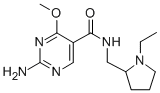 CAS#: 72412-36-3, 2-Amino-N-[(1-Ethylpyrrolidin-2-Yl)Methyl]-4-Methoxypyrimidine-5-Carboxamide