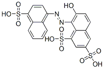 CAS#: 7244-14-6, 7-Hydroxy-8-[(4-Sulphonaphthyl)Azo]Naphthalene-1,3-Disulphonic Acid