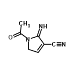 CAS 登录号：724462-22-0， 1-乙酰基-2-亚氨基-2,5-二氢-1H-吡咯-3-甲腈